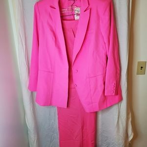 FTF Hot Pink Pants Suit 2X